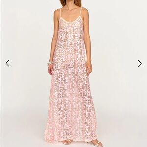 peach lace prom dress Champagne Tulle Lace Long Prom Dress, Champagne Evening Dress US 4 / Champagne main image 1